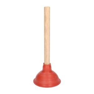 Beechwood and natural rubber sink plunger