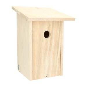 Nestkast voor koolmees, fsc elzenhout, 21 x 22,5 x 32 cm