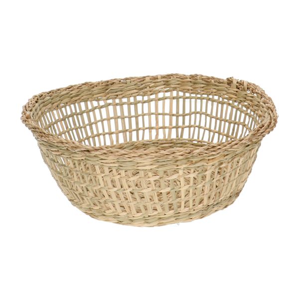 Broodmandje, zeegras, open