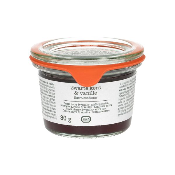 Black cherry/vanilla jam, 80 g