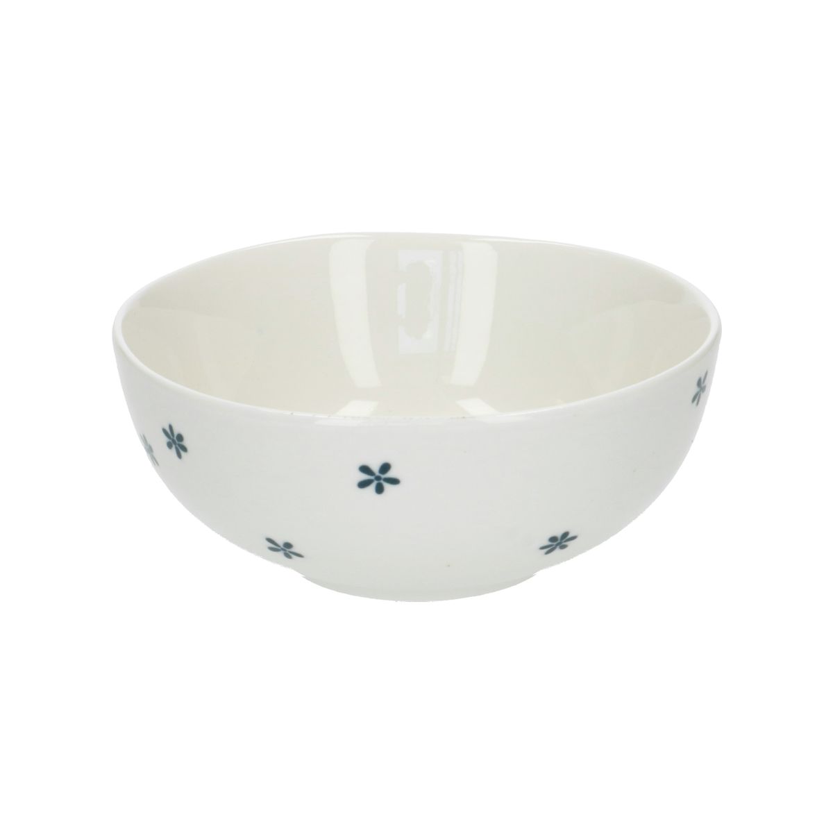 Schälchen mit kleinen Blumen, organisch, Porzellan, Ø 12 cm