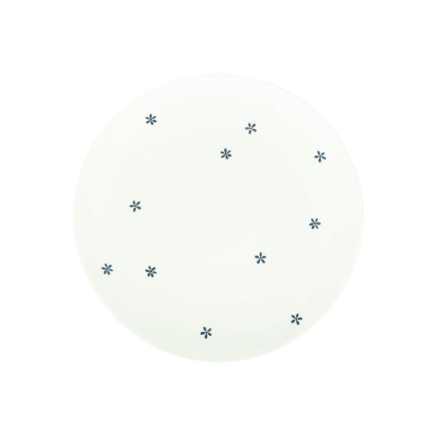 Floral breakfast plate