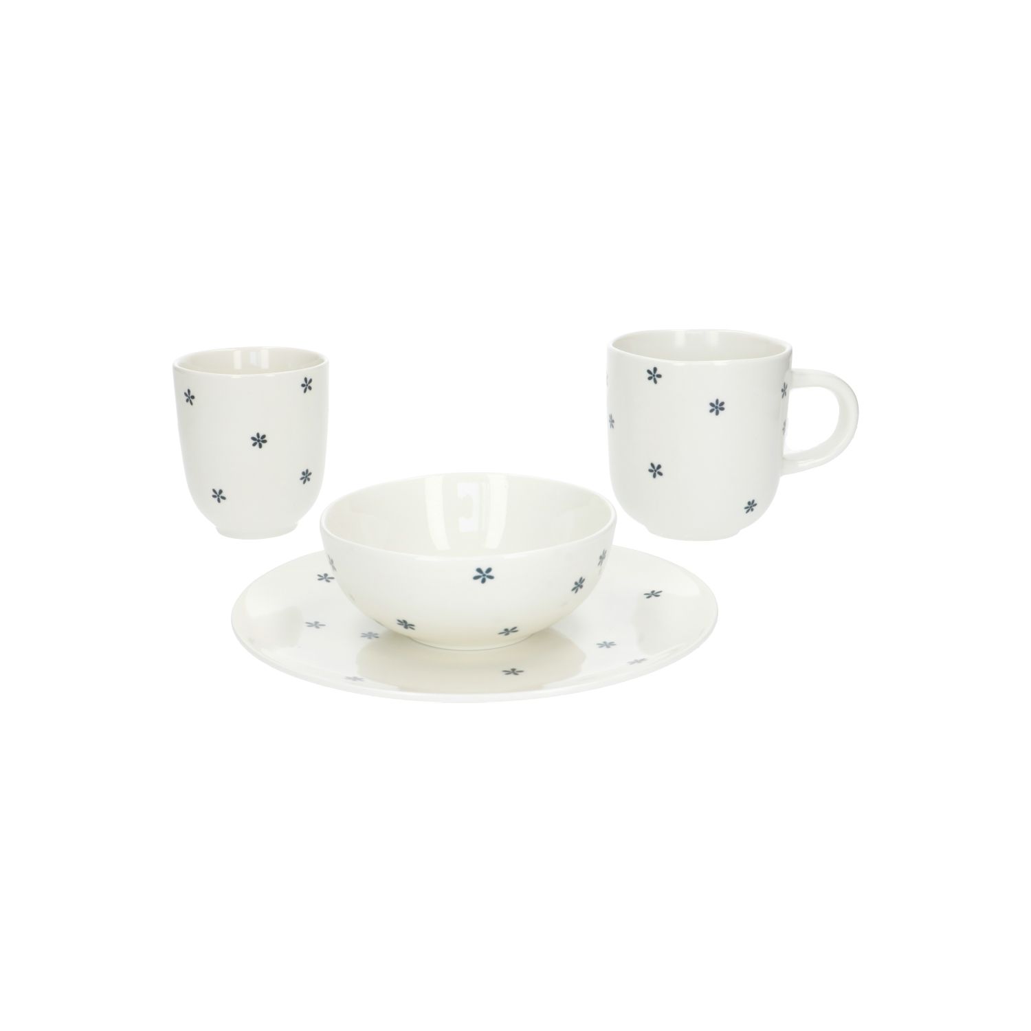 Floral breakfast plate 3