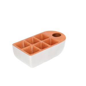 Anzuchttopf mit Wasserreservoir, Terrakotta, 20 x 11 cm Anzuchttopf mit Wasserreservoir, Terrakotta, 20 x 11 cm