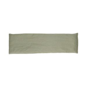 Cojín de huesos de cereza, alargado, algodón orgánico GOTS, 17 x 60 cm
