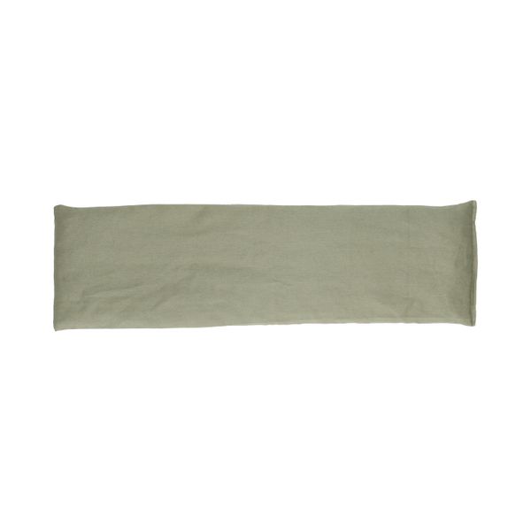 Coussin en noyaux de cerises oblong, coton bio GOTS, 17 x 60 cm