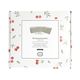 Coussin en noyaux de cerises oblong, coton bio GOTS, 17 x 60 cm