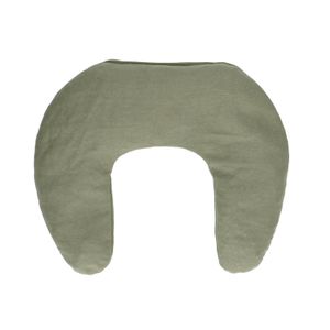 Cojín de huesos de cereza para el cuello, algodón ecológico GOTS, 35 x 35 cm