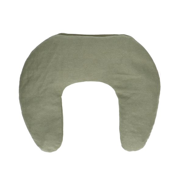 Coussin en noyaux de cerises pour les cervicales, coton bio GOTS, 35 x 35 cm