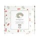 Coussin en noyaux de cerises pour les cervicales, coton bio GOTS, 35 x 35 cm