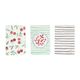 Set of to-do pads, cherry and stripe motif