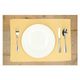 Placemat geribbeld, GOTS bio-katoen, korengeel, 35 x 50 cm Placemat geribbeld, GOTS bio-katoen, korengeel, 35 x 50 cm