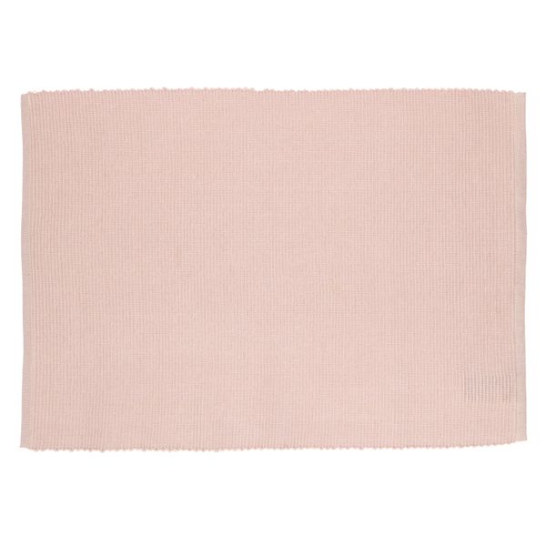 Placemat geribbeld, GOTS bio-katoen, violet, 35 x 50 cm