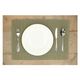 Placemat ribcord, GOTS organic cotton, thyme green, 35 x 50 cm