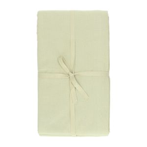 Sage-green marl, organic cotton tablecloth, 145 x 350 cm