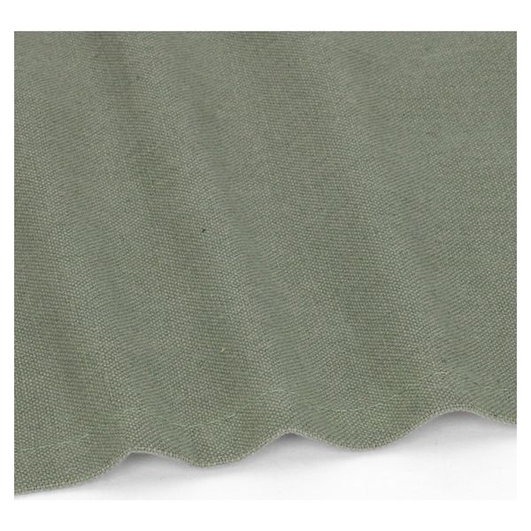 Tablecloth extra long, GOTS organic cotton, thyme green, 145 x 350 cm