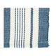 Table runner, GOTS organic cotton, blue, striped, 50 x 145 cm