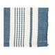 Chemin de table, coton bio GOTS, bleu, rayures, 50 x 145 cm