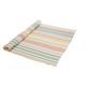 Table runner, GOTS organic cotton, multicoloured, striped, 50 x 145 cm