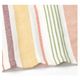 Table runner, GOTS organic cotton, multicoloured, striped, 50 x 145 cm