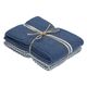 Vaatdoekjes, gebreid katoen, blauw, 2 stuks, 25 x 25 cm Vaatdoekjes, gebreid katoen, blauw, 2 stuks, 25 x 25 cm