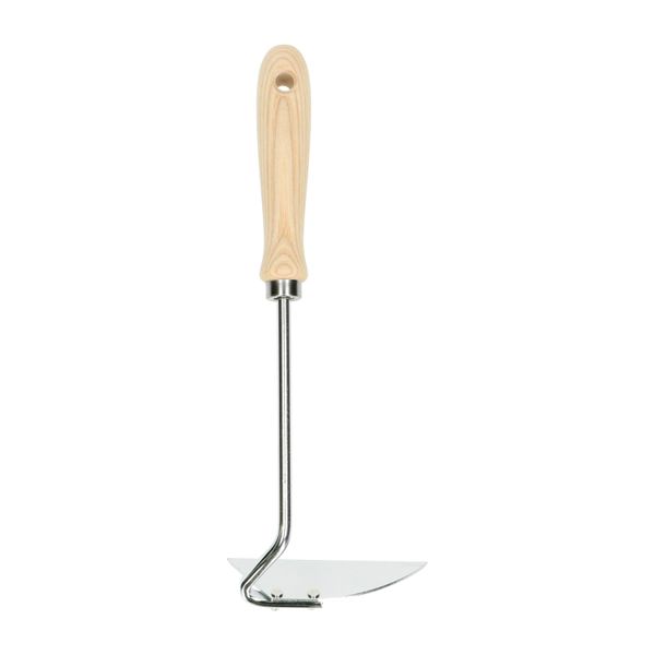 Galvanised steel and waxed FSC ash wood miniature hoe