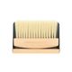 Metal, beechwood and vegetable fibre table brush and pan