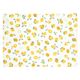 Placemat ribcord, GOTS organic cotton, lemons, 35 x 50 cm