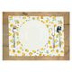 Placemat geribbeld, GOTS bio-katoen, citroenen, 35 x 50 cm Placemat geribbeld, GOTS bio-katoen, citroenen, 35 x 50 cm