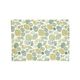 Placemat ribcord, GOTS organic cotton, leaf pattern, 35 x 50 cm