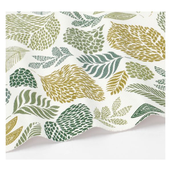 Set de table côtelé, coton bio GOTS, feuilles, 35 x 50 cm Set de table côtelé, coton bio GOTS, feuilles, 35 x 50 cm