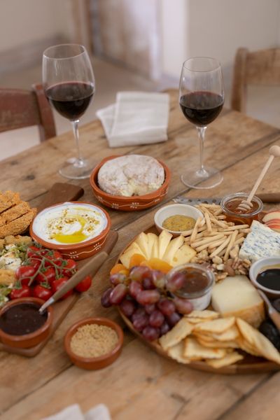 Plat à tapas, guirlande de brindilles, terre cuite, Ø 12 cm