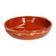 Terracotta oven dish with garland motif, Ø 21 cm