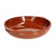 Terracotta oven dish with twig motif, Ø 25 cm