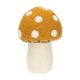 Yellow felt mushroom, approx. 13 cm