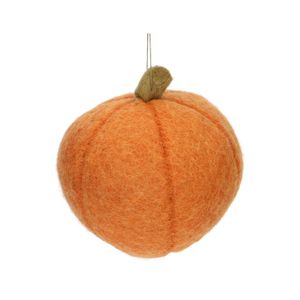 orange felt pumpkin, approx. 10 cm