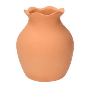 Deco vase for dried flowers, terracotta, 20 cm