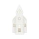 Bougeoir pour bougie chauffe-plat, porcelaine, église, 17 cm Bougeoir pour bougie chauffe-plat, porcelaine, église, 17 cm