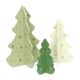 Sapin de Noël 3D DIY, bois, lot de 3 Sapin de Noël 3D DIY, bois, lot de 3