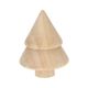 Unpainted, wooden Christmas tree, approx. 8 cm