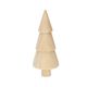 Unpainted, wooden Christmas tree, approx. 12 cm