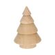 Unpainted, wooden Christmas tree, approx. 16 cm