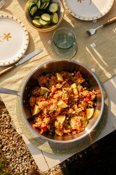 Wok 3 couches, ø 28 cm, inox, sans PFAS
