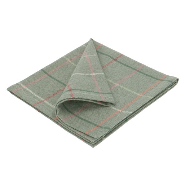 Serviette de table, coton recyclé, carreau, 40 x 40 cm Serviette de table, coton recyclé, carreau, 40 x 40 cm
