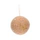 Faded pink, felt Christmas bauble, approx. Ø 5 cm