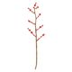 Felt Christmas branch with red berries, approx. 60 cm