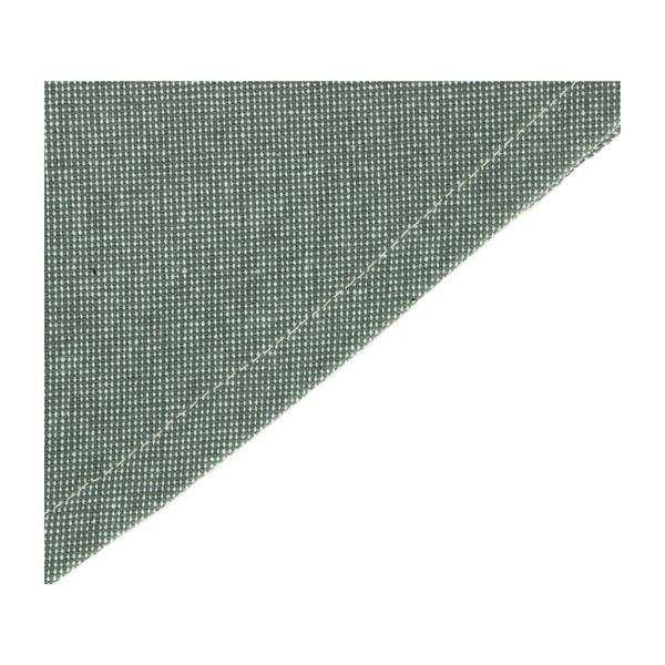 Tablecloth round, GOTS organic cotton, green, Ø 210 cm