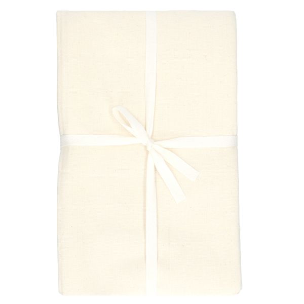 Tafelkleed vierkant, GOTS bio-katoen, offwhite, 145 x 145 cm