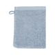 Light-blue, recycled cotton washcloth, 15 x 21 cm