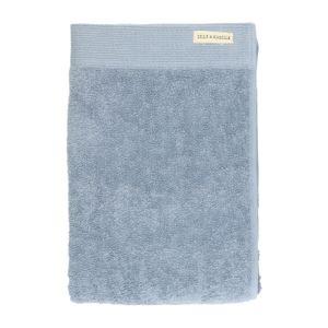 Serviette de bain, coton recyclé, bleu clair, 70 x 140 cm